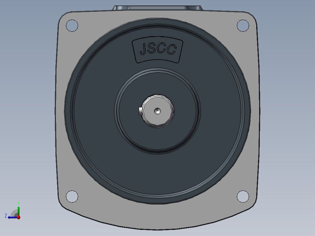 精研电机立式 s750v01-L右视图