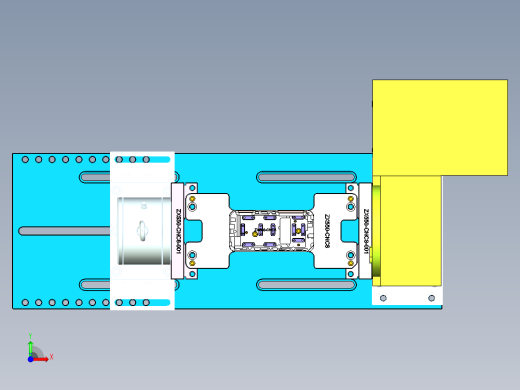 ZX550-笔记本CNC工装夹具三维模型CNC8-0521前视缩略图