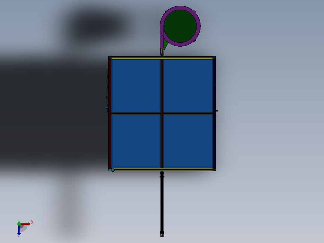 光耦自动组装线设备sw16俯视图