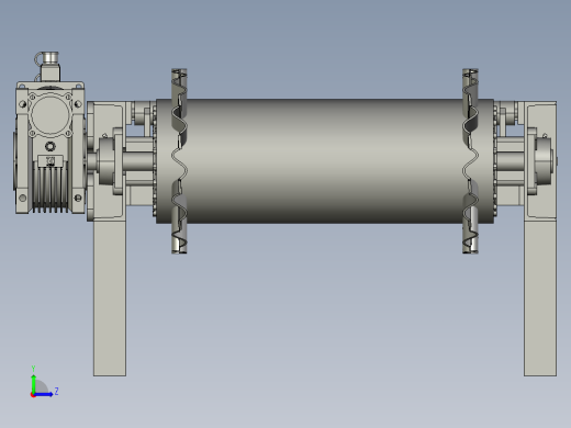 YT8P电子皮带秤的结构设计含SW三维及CAD图左视缩略图