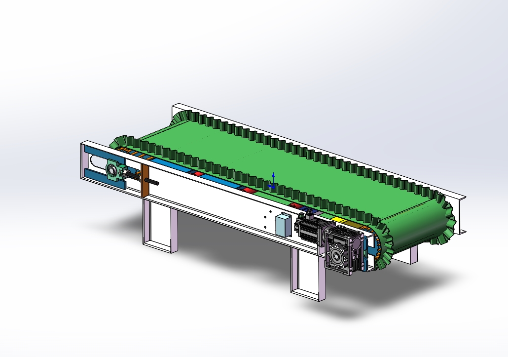 YT8P电子皮带秤的结构设计含SW三维及CAD图