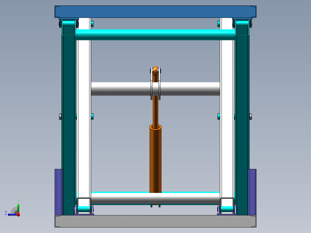 液压升降机右视图