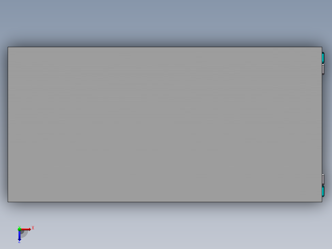 液压升降机俯视图