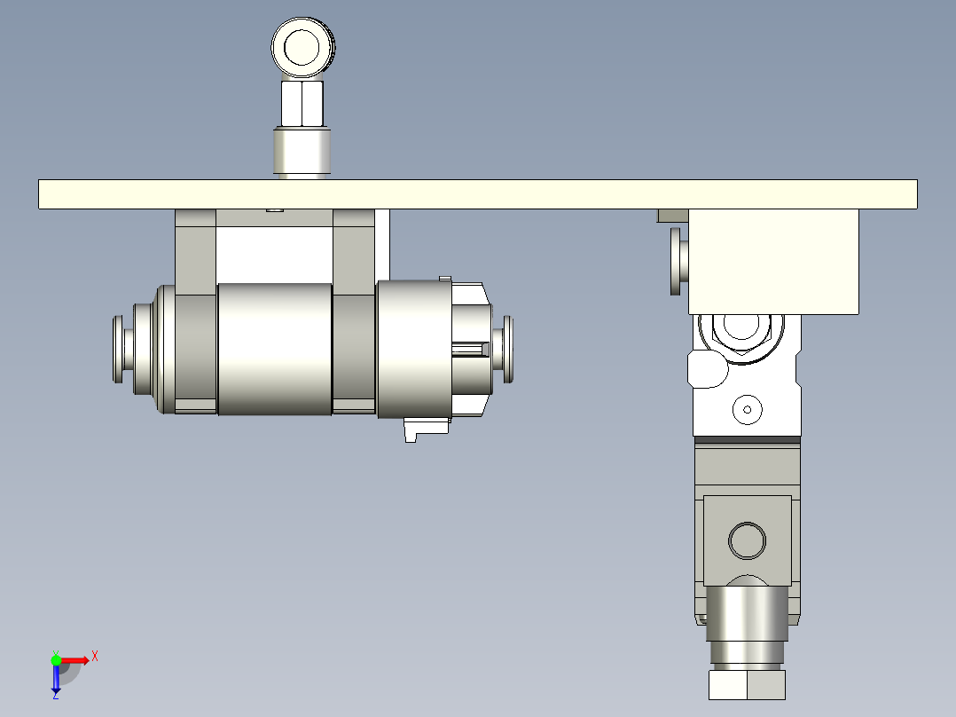 真空吸附（吸）俯视图