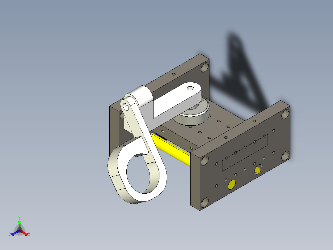 工业相机ccd固定调整机构
