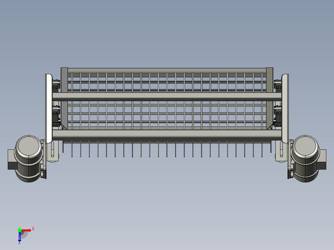 A2004611-木屑震动筛俯视图
