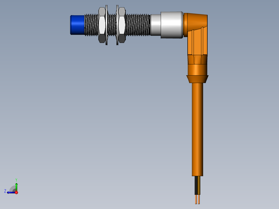 传感器(116)右视图