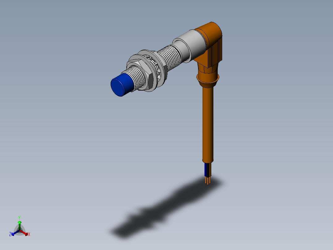 传感器(116)正等轴测图