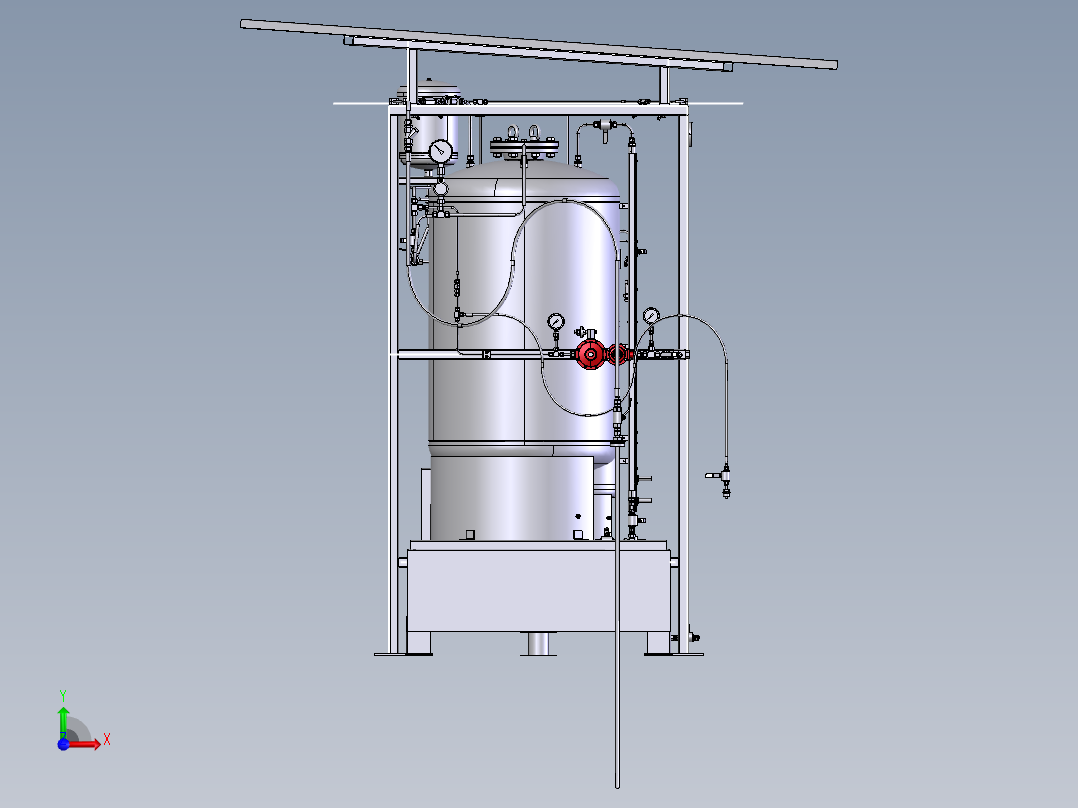 天然气加臭装置前视图