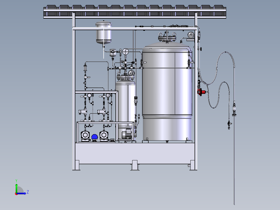 天然气加臭装置左视图