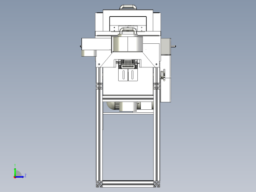 喷油流水线（喷淋、烘干等过程）左视缩略图