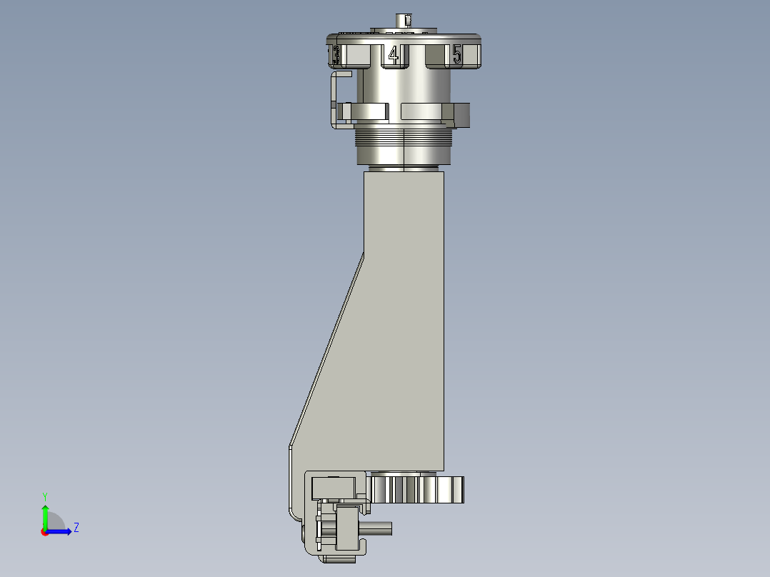 A0003228-分接开关 63 安培左视图