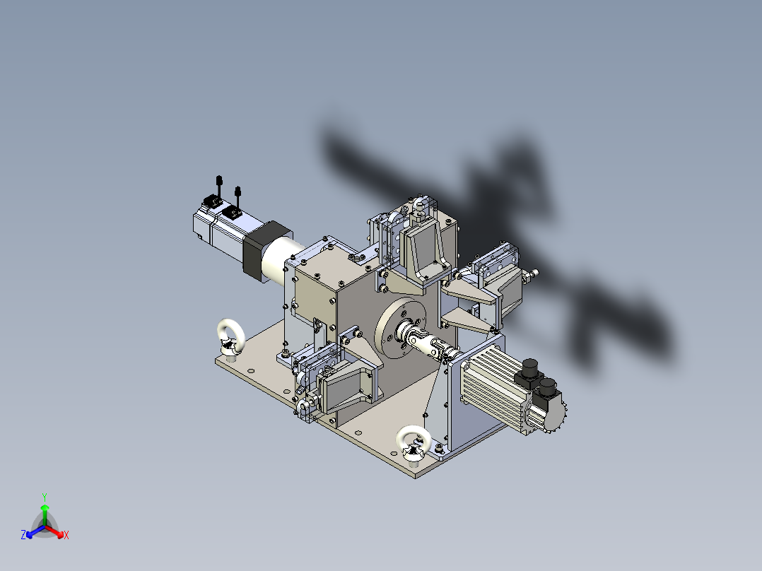 霍尔传感器+电磁速度传感器检测机