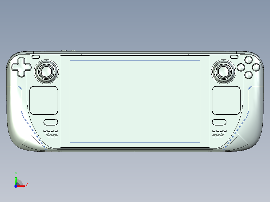蒸汽甲板前视图