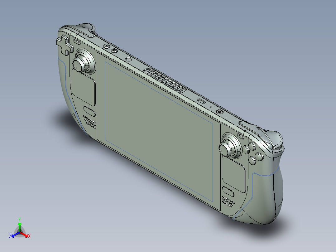 蒸汽甲板正等轴测图