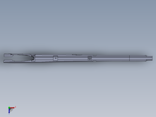 手枪左轮冲锋枪老式狙击步枪设计3D图纸LEE ENFIELD SW俯视缩略图