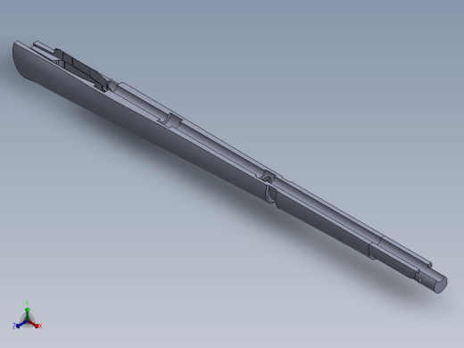 手枪左轮冲锋枪老式狙击步枪设计3D图纸LEE ENFIELD SW正等轴测缩略图