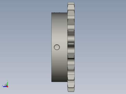 08A系列马达链轮DSFB08AB-21-18右视缩略图