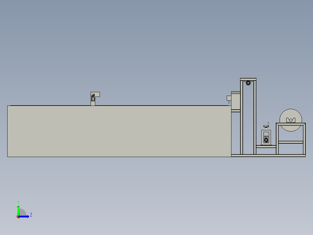 F78-1-衬布上料机左视图