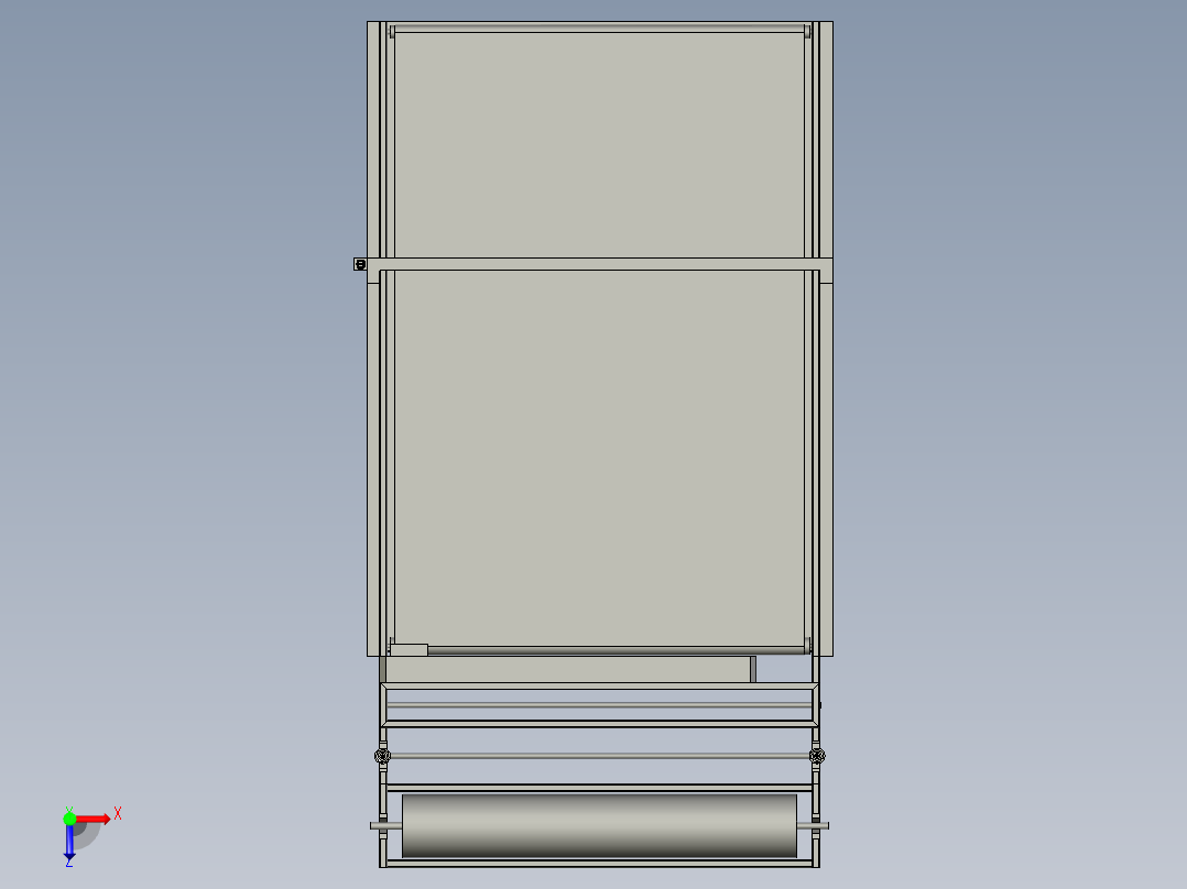 F78-1-衬布上料机俯视图