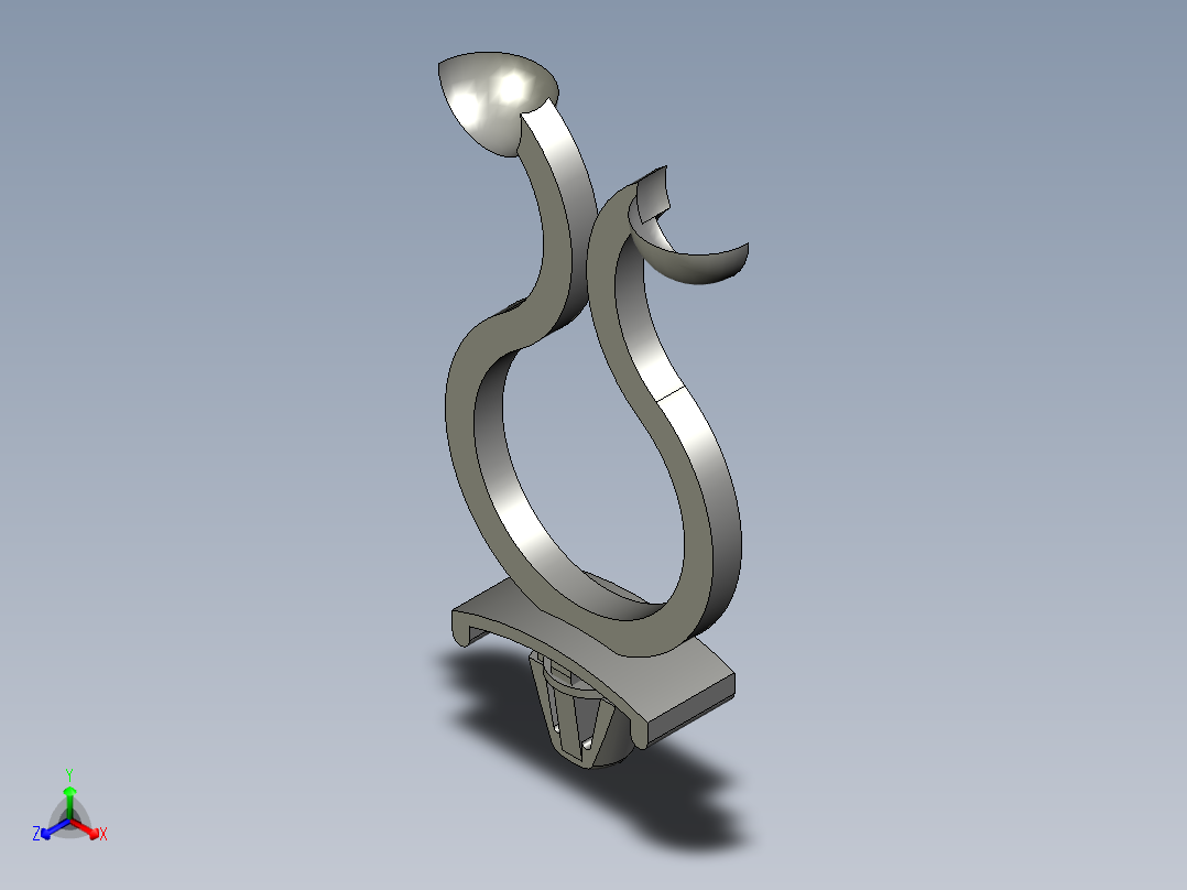 CABLE_CLIP_PINGOOD_HU434正等轴测图