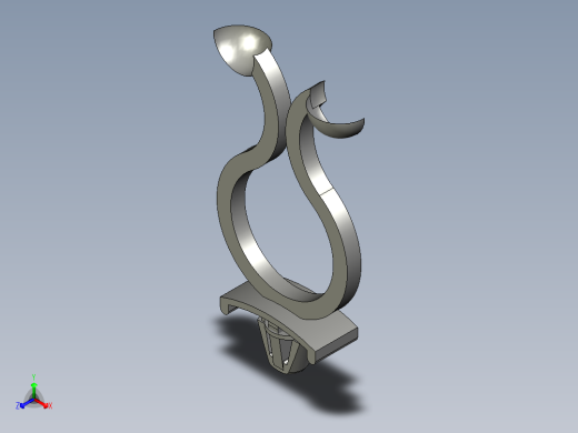 CABLE_CLIP_PINGOOD_HU434正等轴测缩略图