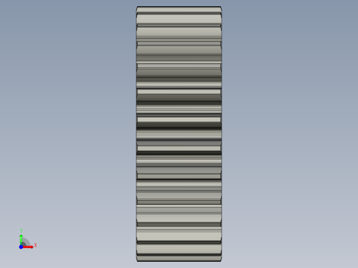 直齿轮斜齿轮_GEAKB10-28-10-A-12N-1前视缩略图
