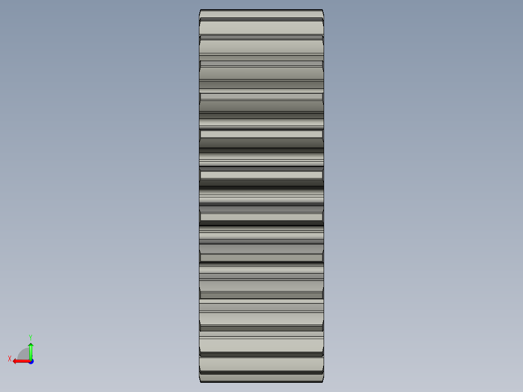 直齿轮斜齿轮_GEAKB10-28-10-A-12N-1后视图