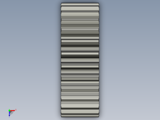 直齿轮斜齿轮_GEAKB10-28-10-A-12N-1俯视缩略图