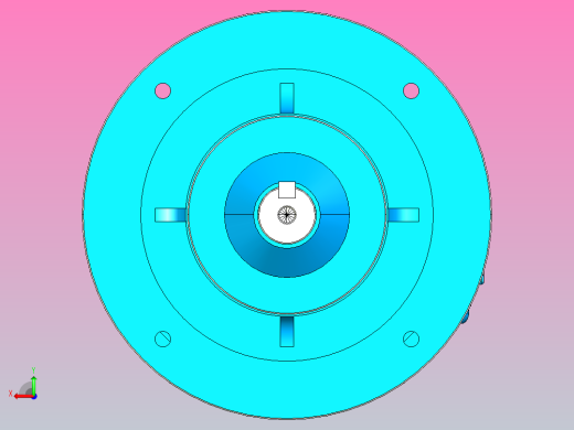 RM77搅拌机专用减速机[RM77-Y5.5-6P-16-M2-Ⅰ]后视缩略图