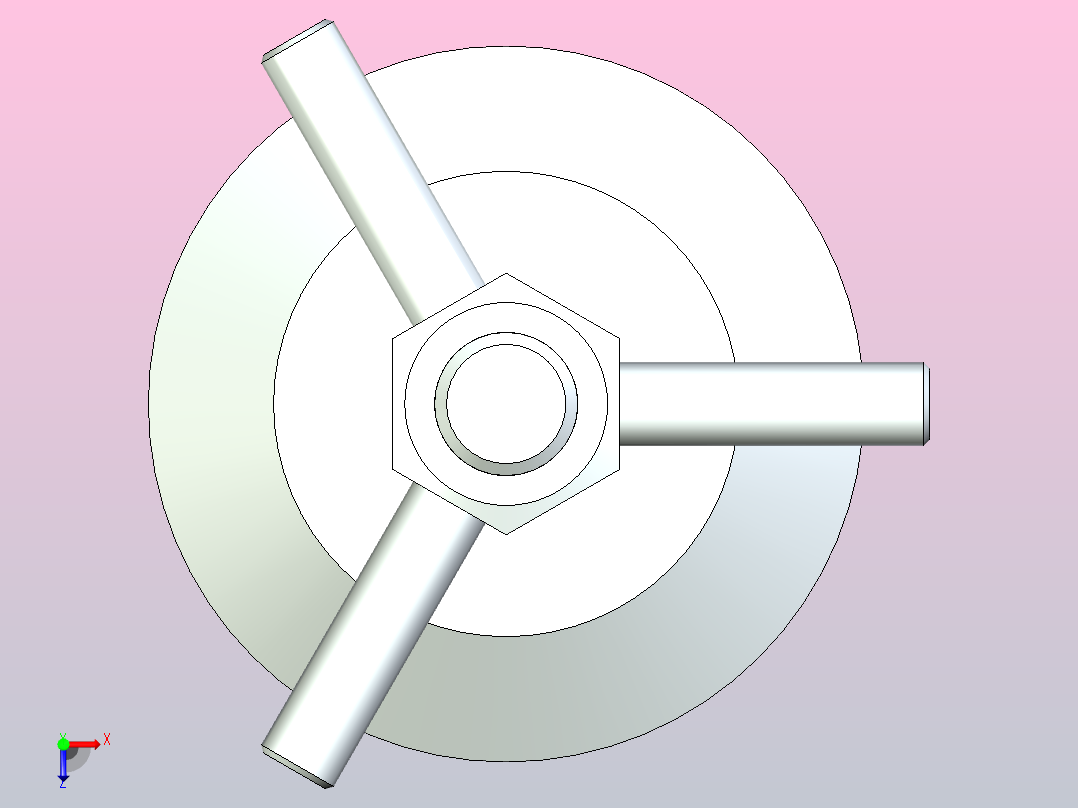 脚杯WAD61-D60-M12-L75俯视图