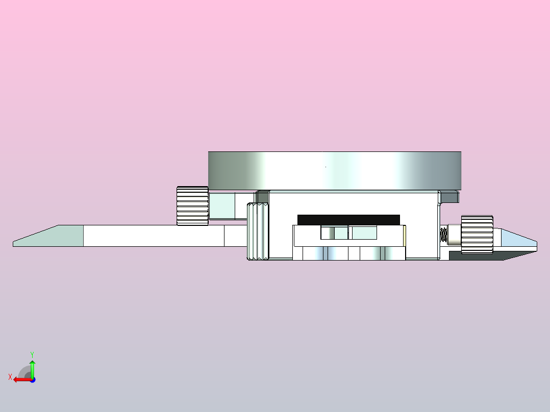 游标卡尺后视图