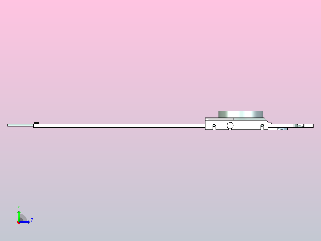 游标卡尺左视图