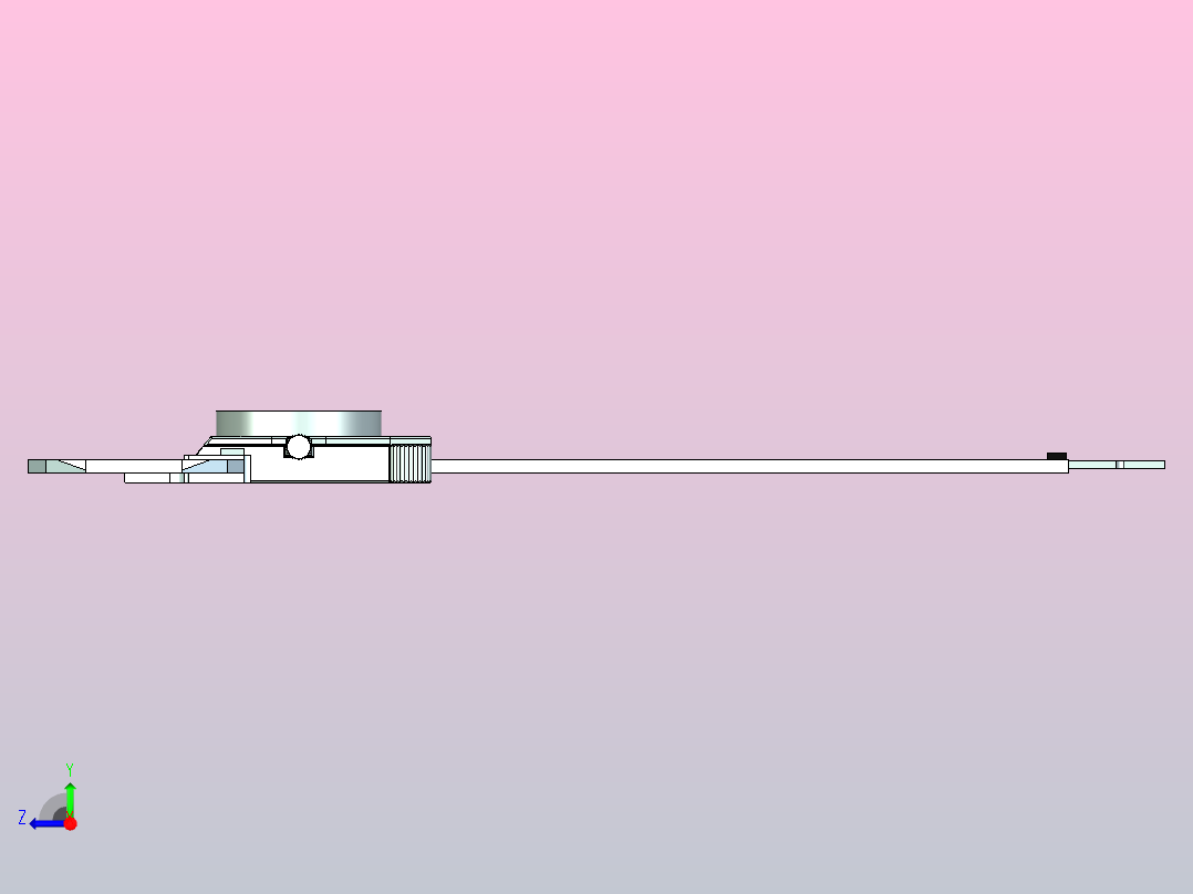 游标卡尺右视图