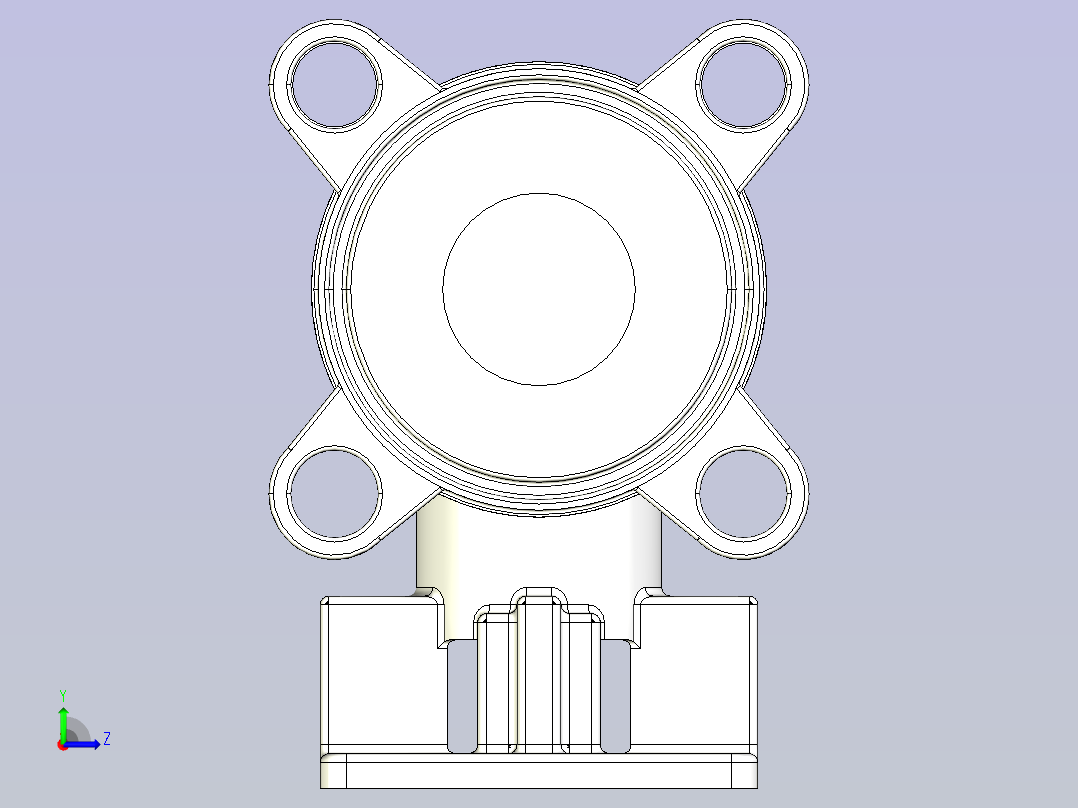 三片式球阀左视图