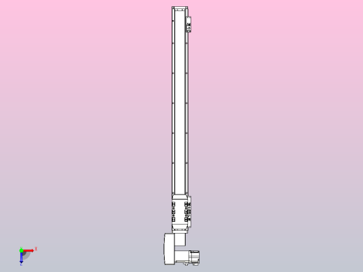 机器人皮带驱动直线轴TPA-GCB-50-P42-L600-QL-M10-N3俯视缩略图