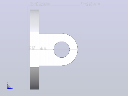 气缸附件CG-D080双耳环左视缩略图