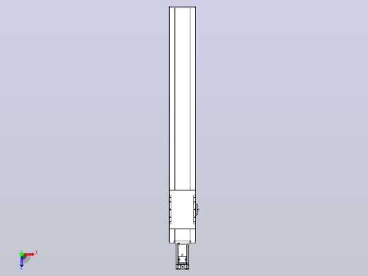 滚珠丝杠直线轴带导轨全封闭TPA-HCR-120D-1610C-L800-M-Y-P40-N3俯视缩略图