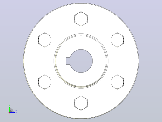 GB╱T 5843-2003[GYS型凸缘联轴器YA20×52／YA25×62]左视缩略图