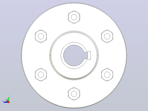GB╱T 5843-2003[GYS型凸缘联轴器YA20×52／YA25×62]右视缩略图