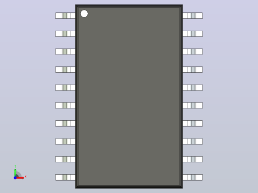 106x SOIC 封装（小外形集成电路）SOIC127P1032X150-20N前视缩略图