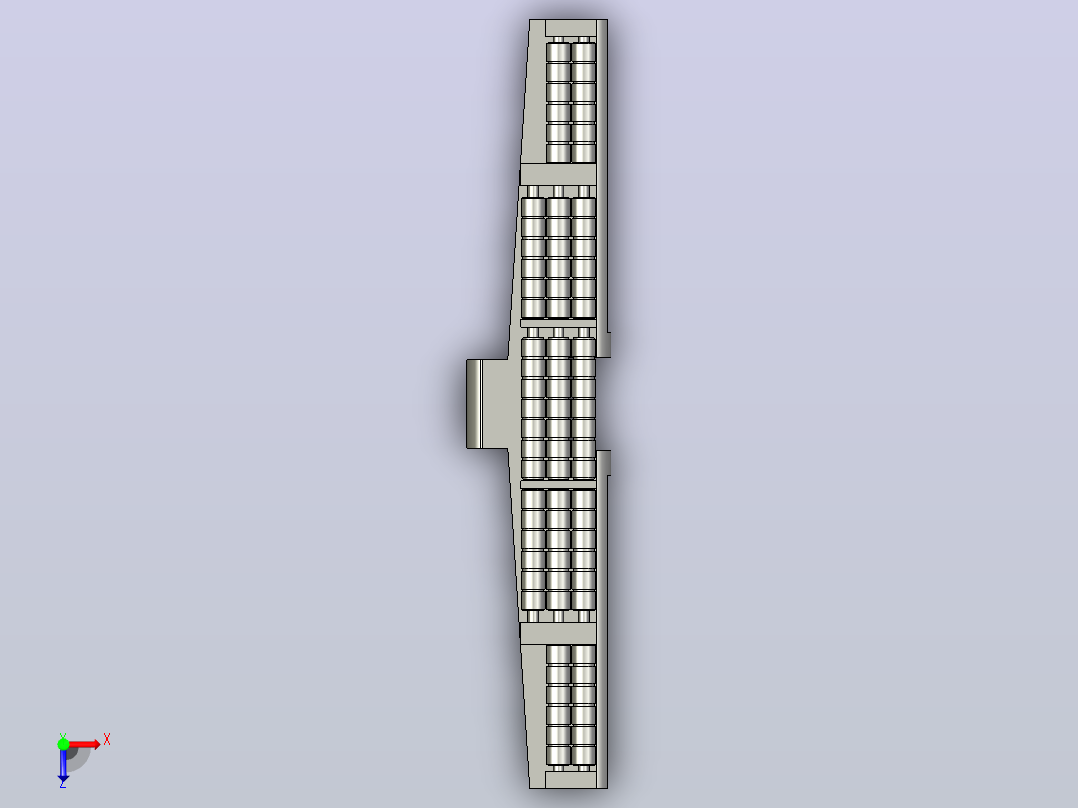 883TAB-K1200-C1转弯滚珠链板俯视图