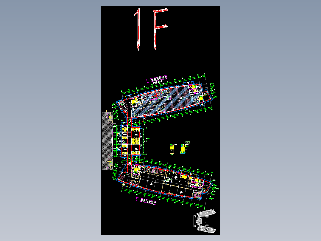 AS-2 住院楼平面图1F
