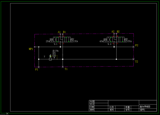 专用卧式镗床液压系统（SW+CAD+说明书）缩略图