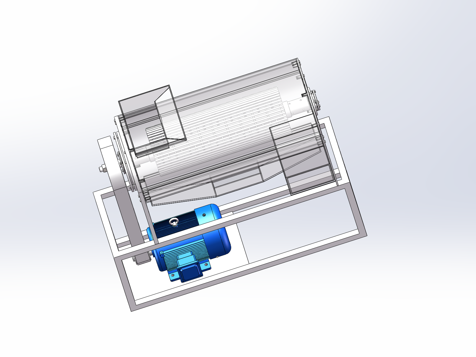 玉米脱粒机结构设计含solidworks三维模型+cad图纸+说明书