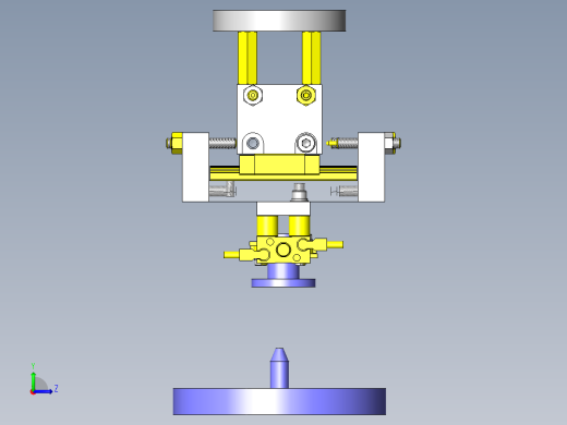XY浮动机构左视缩略图
