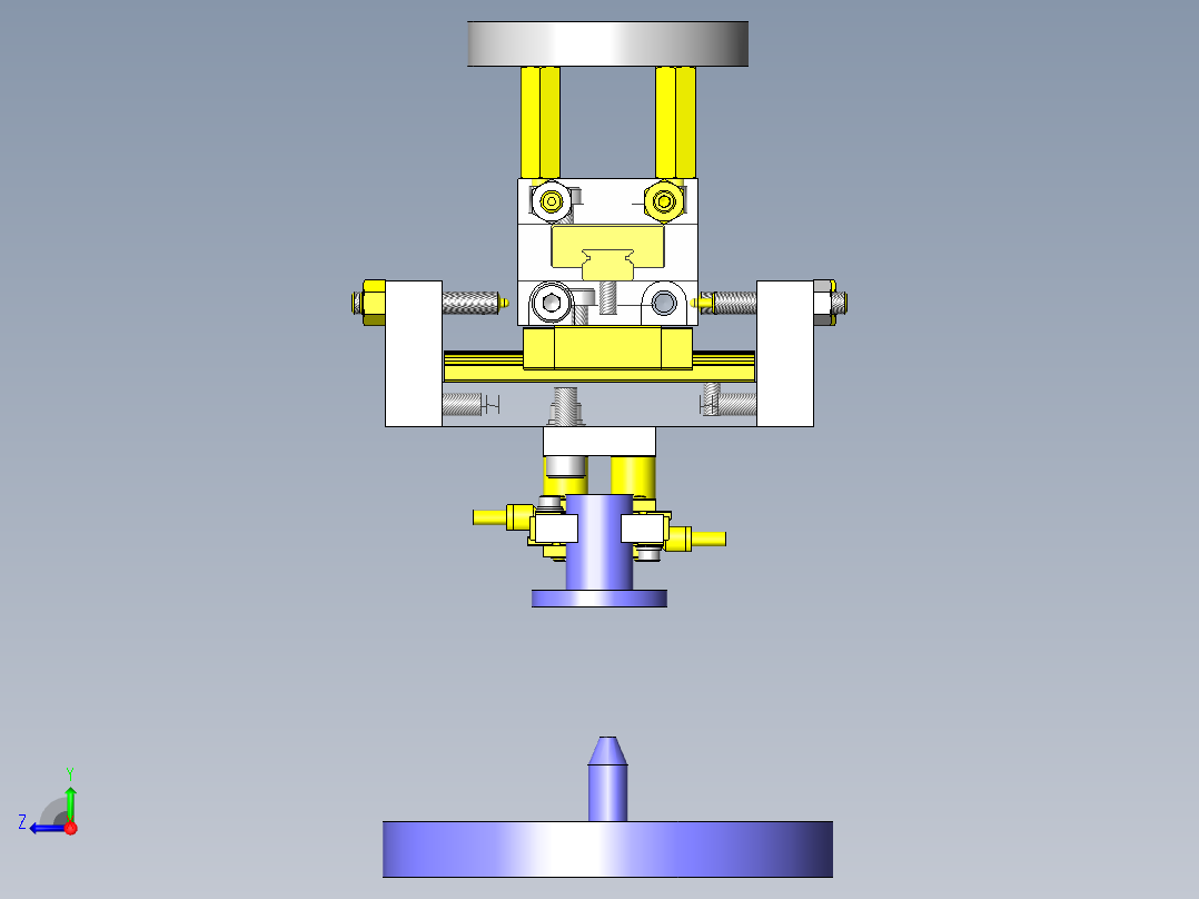 XY浮动机构右视图