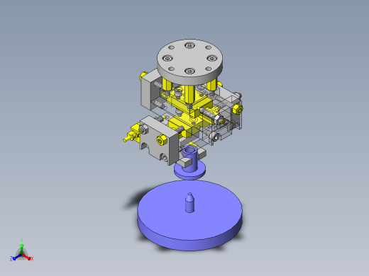 XY浮动机构正等轴测缩略图