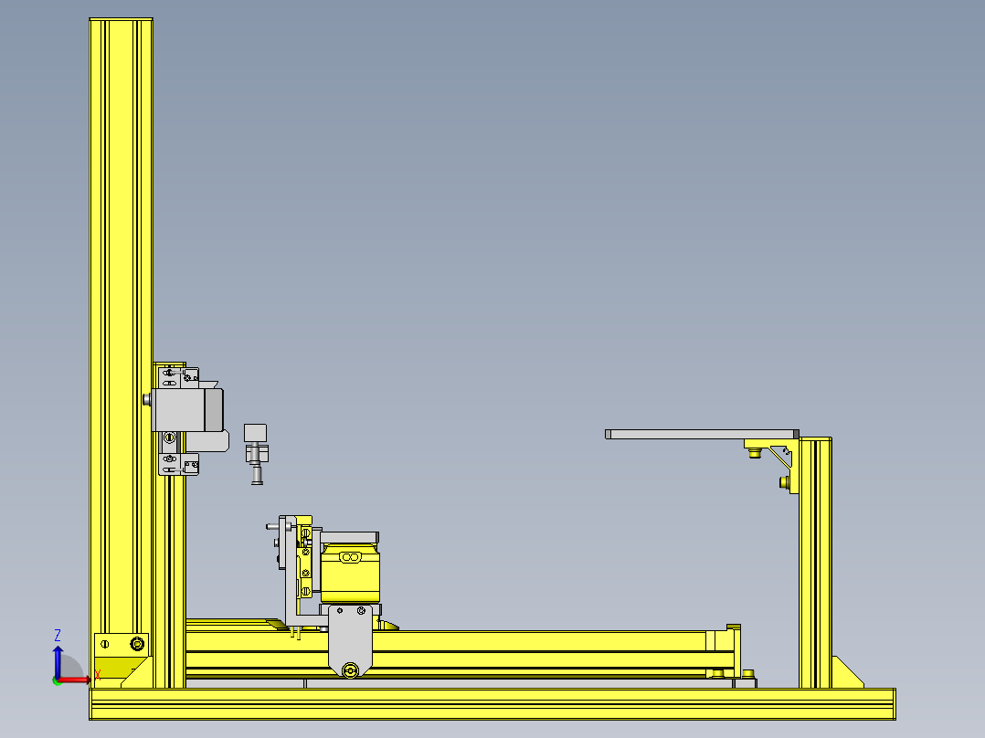 润滑油涂抹机前视图