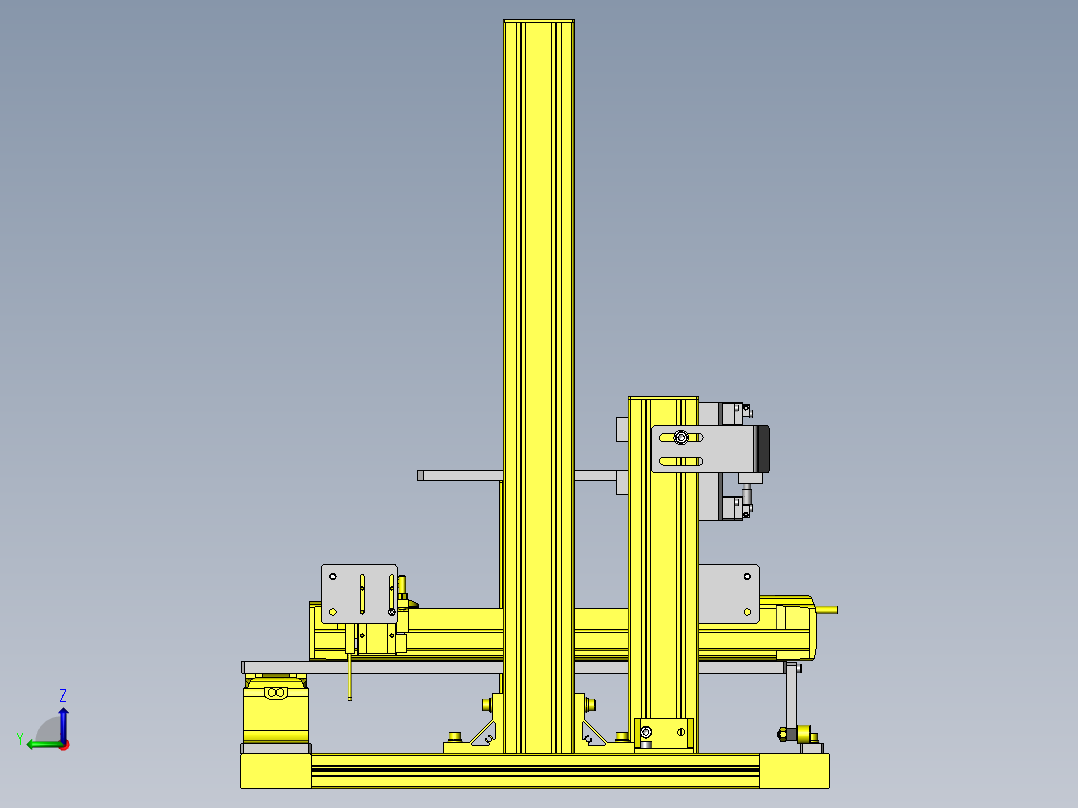 润滑油涂抹机左视图
